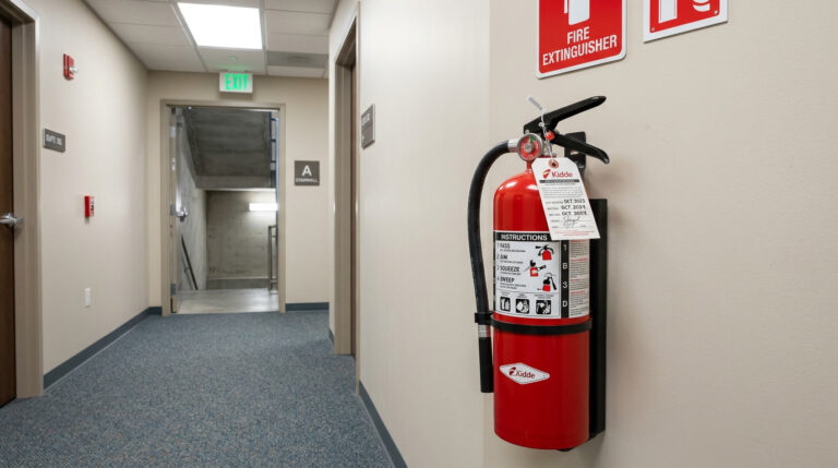 How often should you replace a fire extinguisher for commercial buildings?